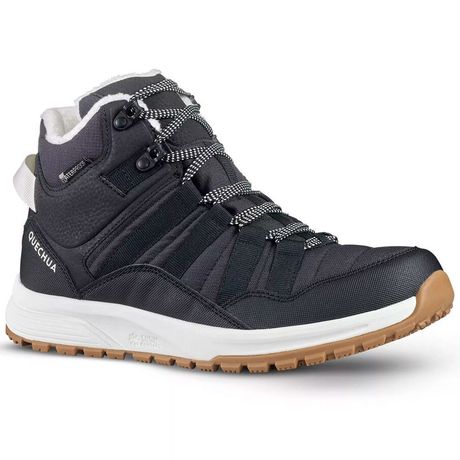 Bota Feminina Impermeável de Trilha SH100 X-Warm Mid Preto