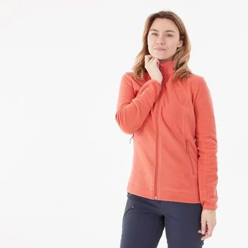 Blusa Fleece Feminina Com Zíper MH120 Laranja G / laranja