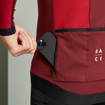 Casaco Masculino de Ciclismo Meia-estação MTB Van Rysel G / vermelho