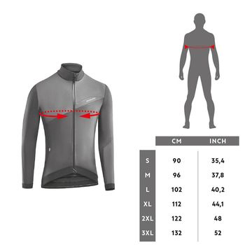 Casaco Masculino de Ciclismo Meia-estação MTB Van Rysel G / vermelho