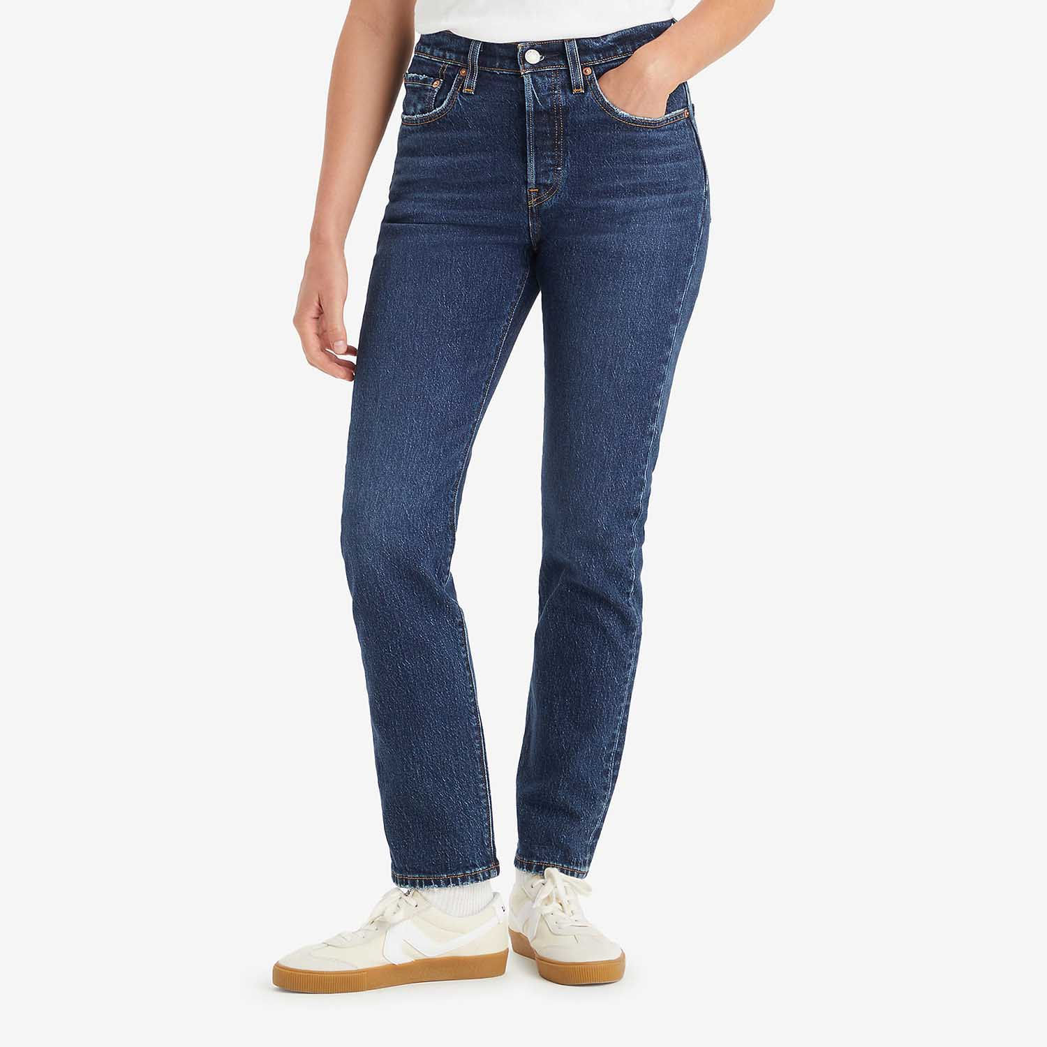 Calca Jeans Levi s 501 For Women Lavagem Escura Privalia