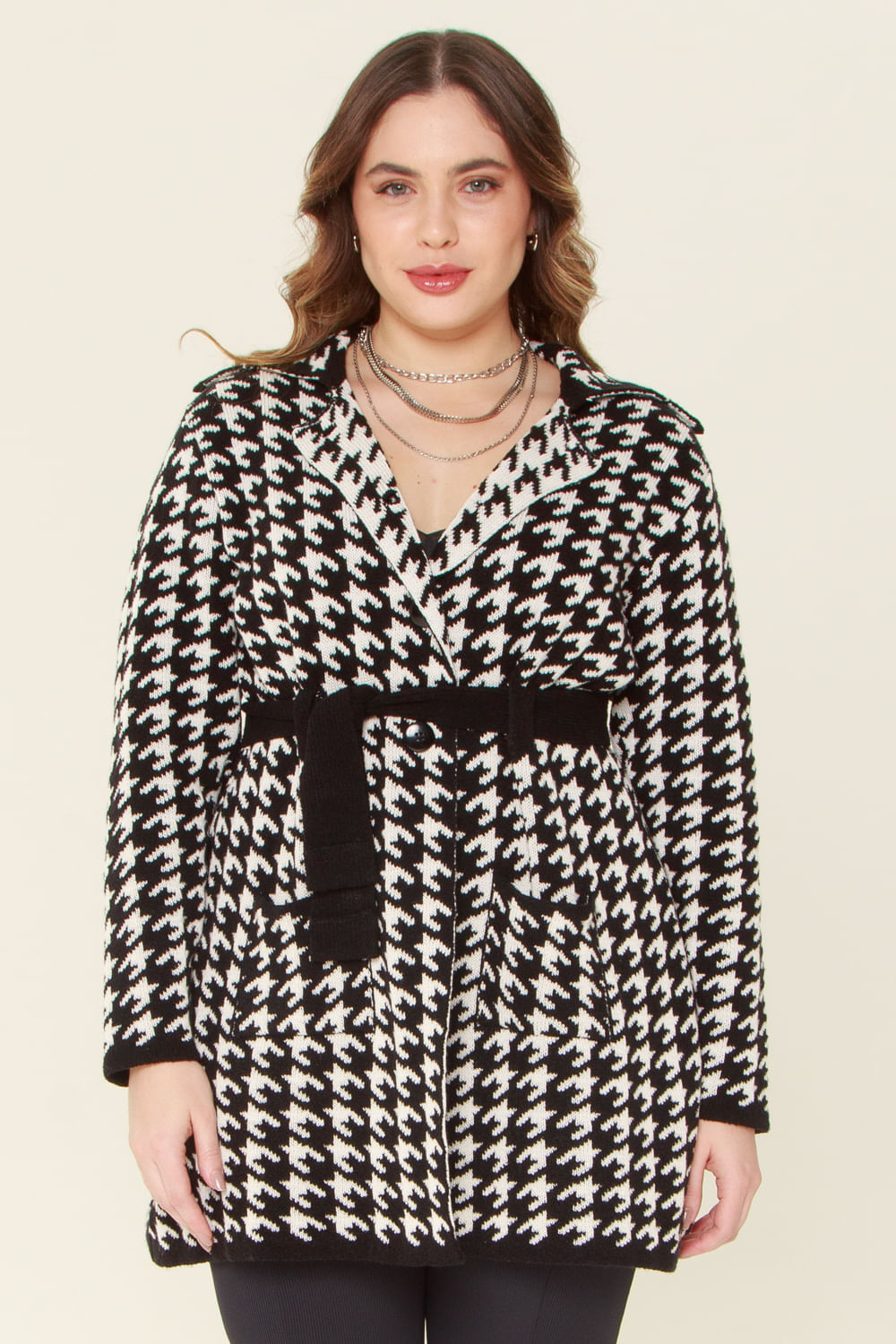 Casaco Tricot Mais Gata Preto