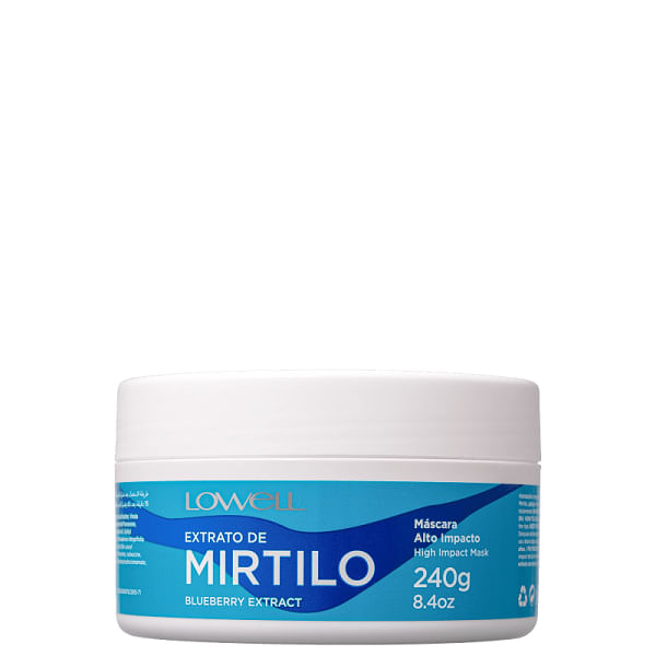 Lowell Extrato de Mirtilo Mascara 240g