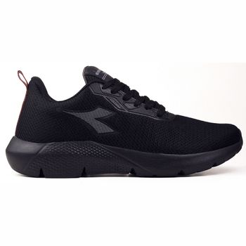 Tênis Corrida Unissex Diadora Colonna Preto e Prata 39 / PRETO
