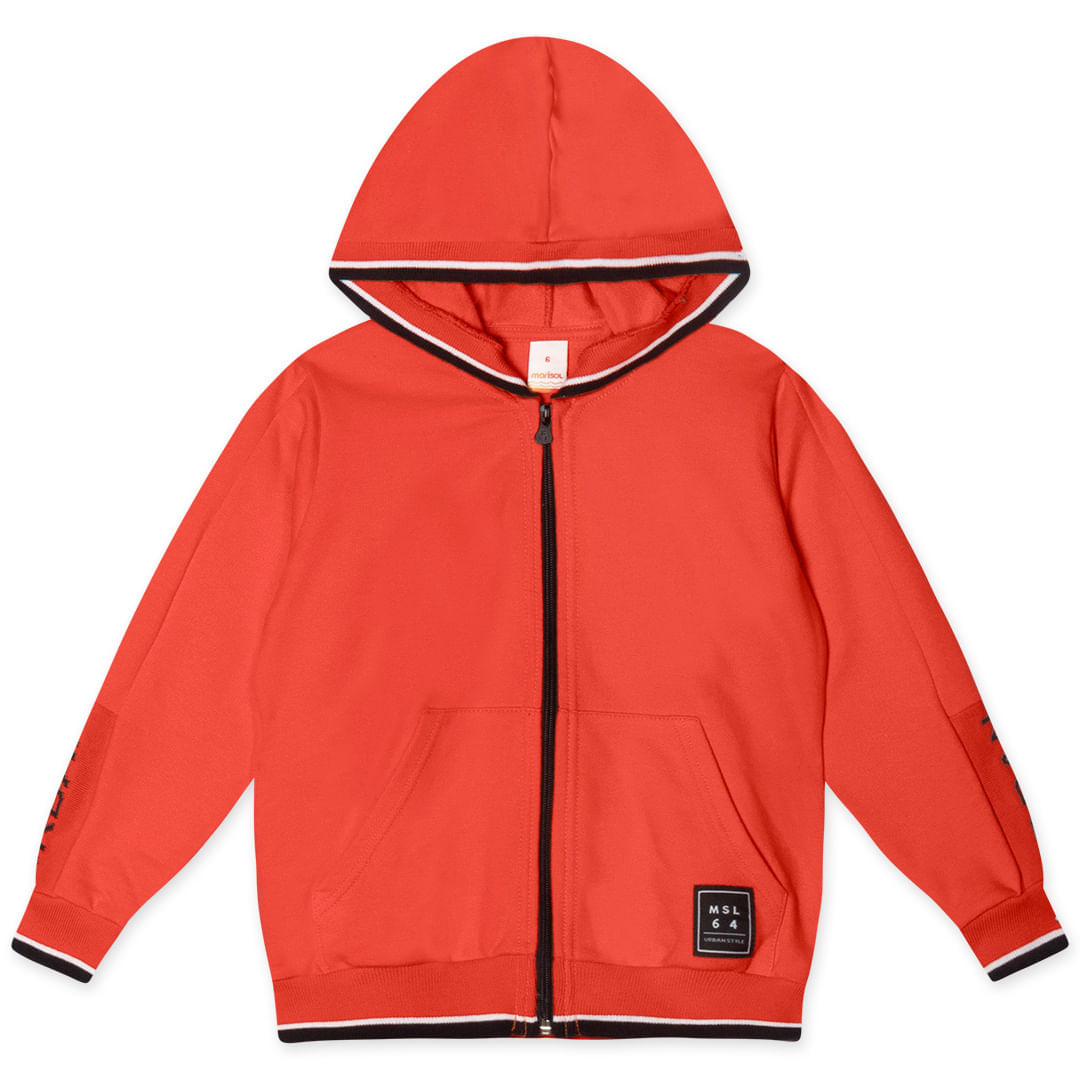 Jaqueta Moletom Infantil Masculina Marisol