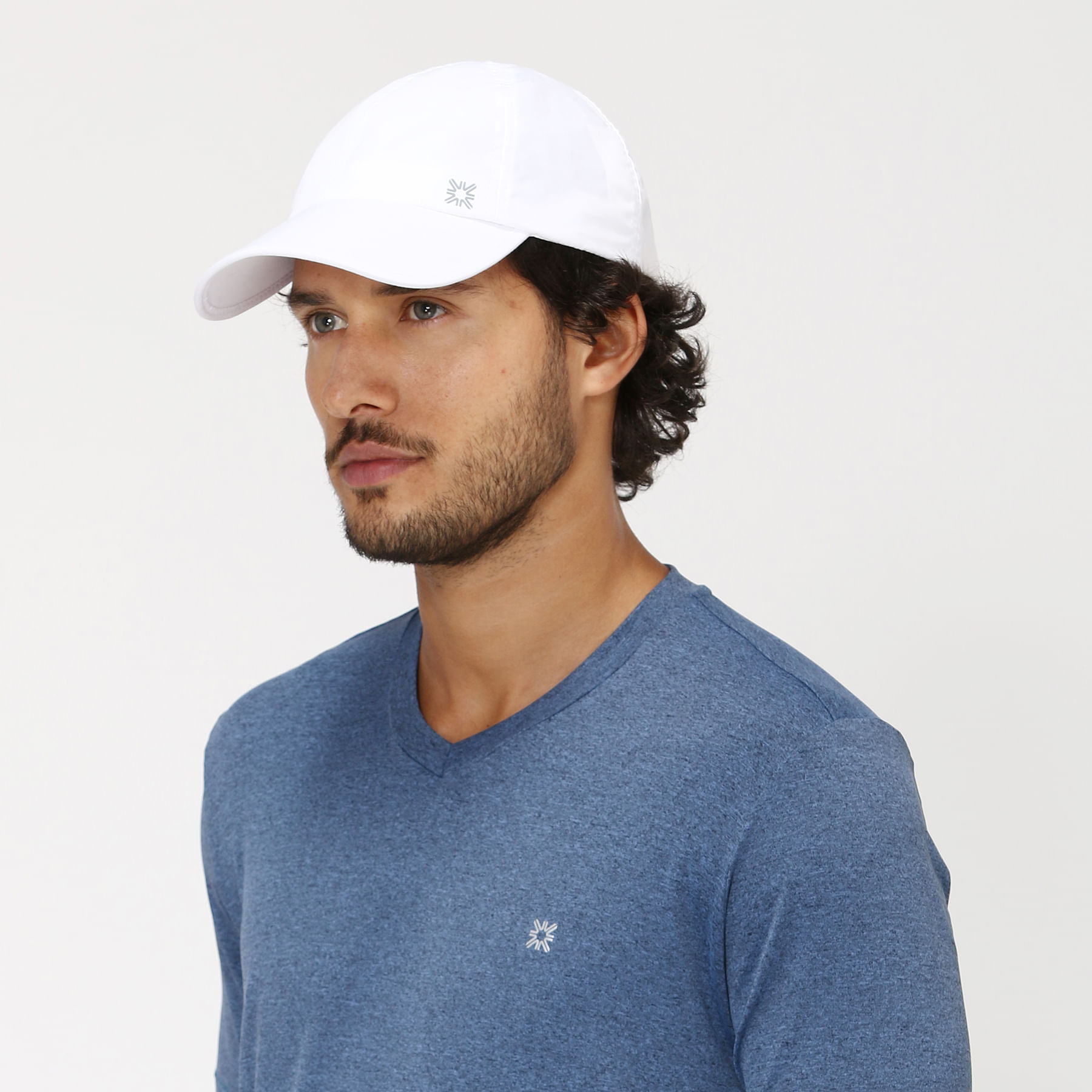 Boné UV com Proteção Solar Uvpro Branco