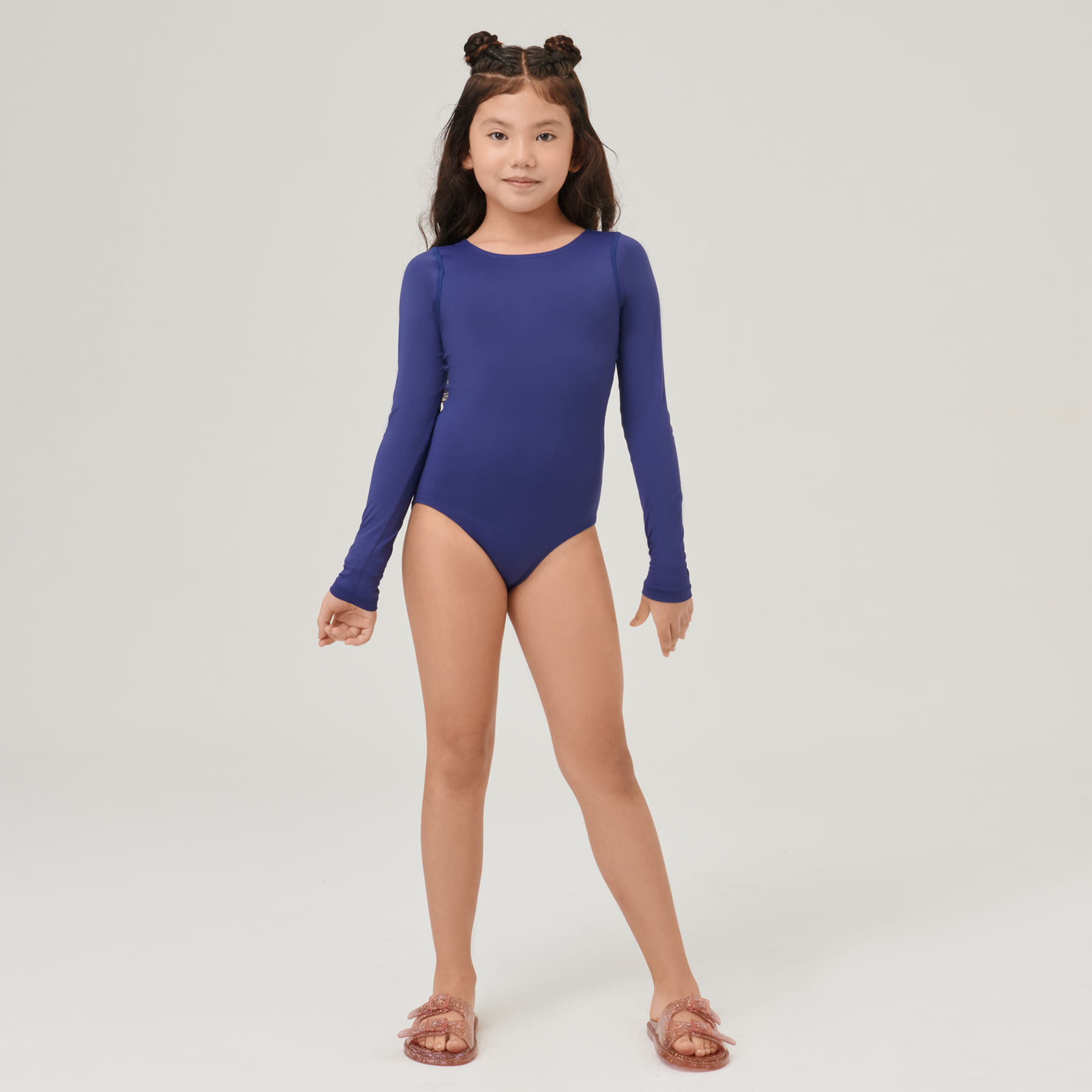 Maiô UV Infantil Com Proteção Solar Color Marinho