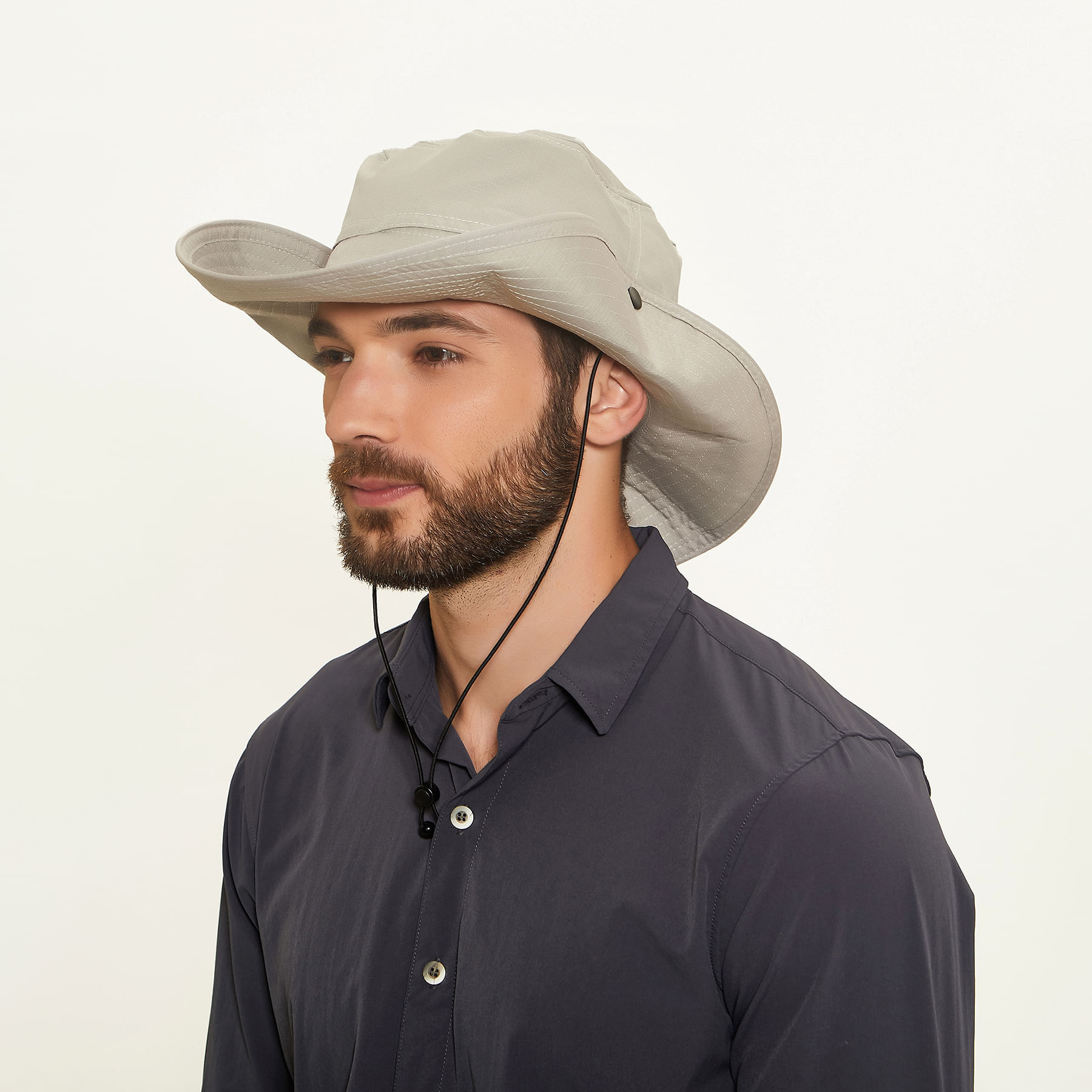 Chapéu UV Com Proteção Solar Safari Areia