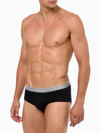 Kit 2 Underwear Brief de Algodão Clássica Cuecas Calvin Klein - Preto S / Preto