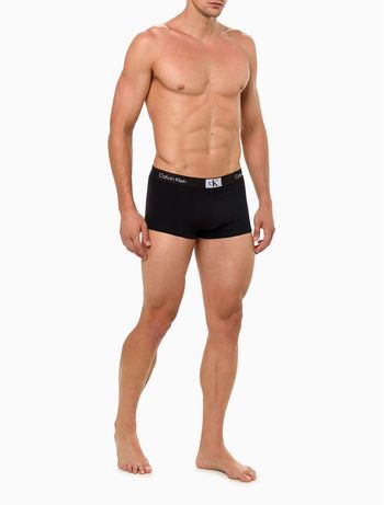 Cueca Masculina Low Rise Trunk Cotton 1996 Calvin Klein Underwear - Preto M / Preto