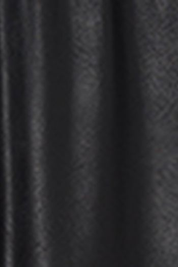 Calça Jogger Efeito Couro - Preto PP / Preto