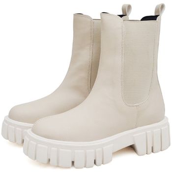 Bota Coturno Feminino Tratorada DUBUY 1506FG 33 / Bege