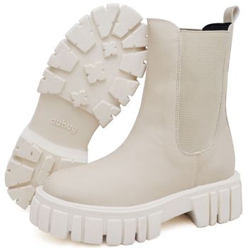 Bota Coturno Feminino Tratorada DUBUY 1506FG 33 / Bege
