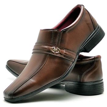 Sapato Social Masculino DUBUY 806FG 37 / Marrom
