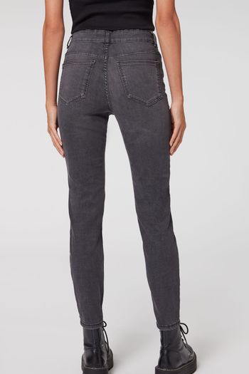 Calça Jeans Skinny Ultra Stretch - Cinza 1 / Cinza