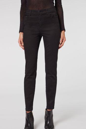 Calça Jeans Skinny Ultra Stretch - Preto 2 / Preto