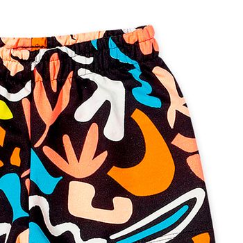 Short Infantil Feminino Nanai Moletom 1 / Preto