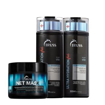 Kit Truss Ultra Hydration Plus Net Mask (3 Produtos)