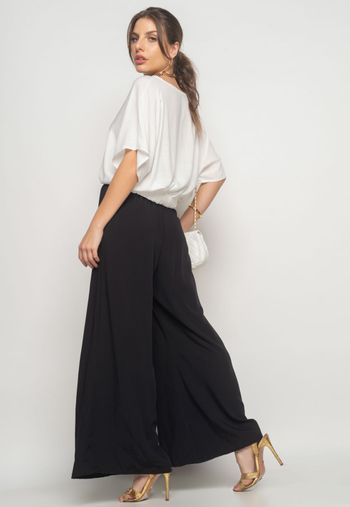 Blusa Morcego Viscolinho Branco Salvatore Fashion M / Branco