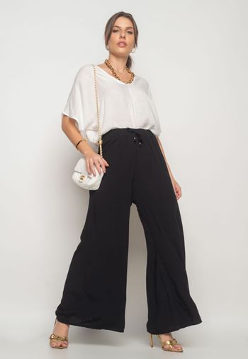 Blusa Morcego Viscolinho Branco Salvatore Fashion M / Branco
