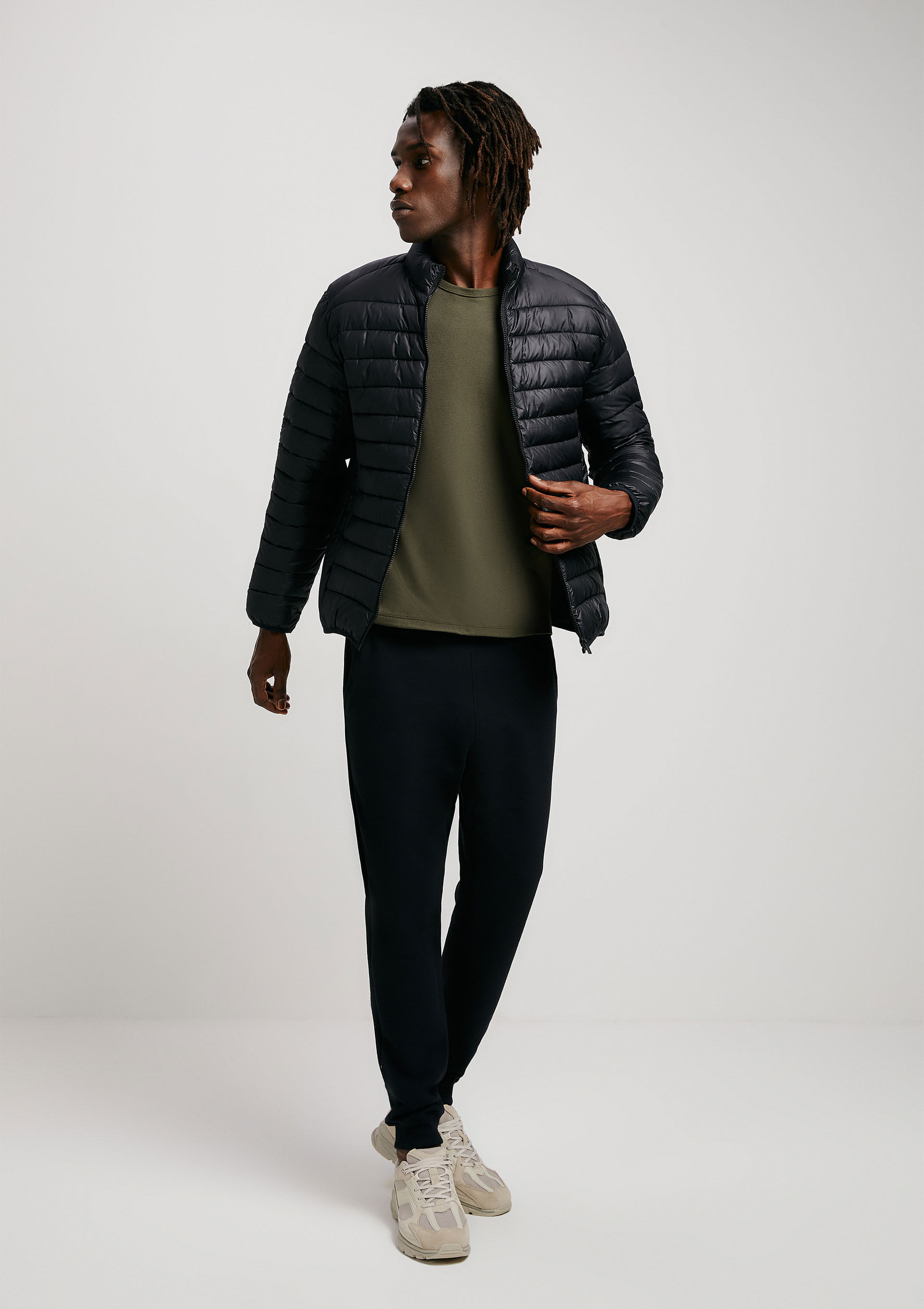 Jaqueta Básica Masculina Puffer Matelassê
