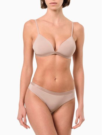 Sutiã Feminino Triãngulo Soft Touch Calvin Klein Underwear - Skin Médio 38D / Nude